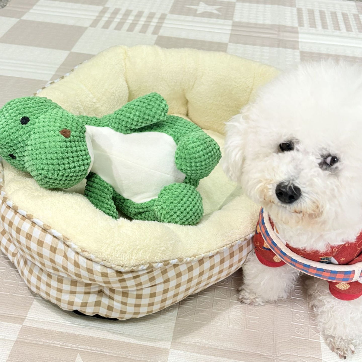 Squeaky Plush Dinosaur Dog Toy | Durable Chew Toy for Pets – ZHIHAO PET SHOP